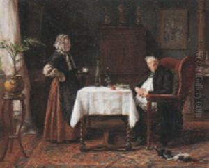 A Satisfying Meal by Gerard Jozef Portielje