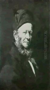 Brustportrait Eines Herrn Mit Brauner Kappe Brustportrait Eines Herrn Mit Brauner Kappe