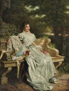 Portrait Of A Woman, Possibly Mrs. Rode Portrait Of A Woman, Possibly Mrs. Rode