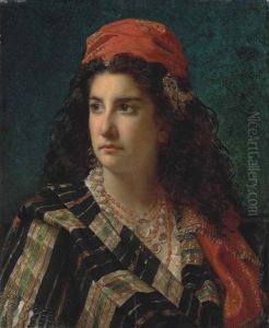 A Young Beauty by Jan Frederik Pieter Portielje