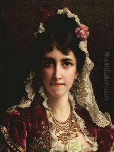 La Belle Espagnole - Spaanse Schone by Jan Frederik Pieter Portielje