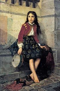 Zigeunermeisje by Jan Frederik Pieter Portielje