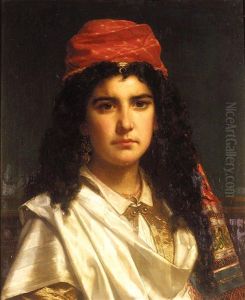 An Oriental Beauty by Jan Frederik Pieter Portielje