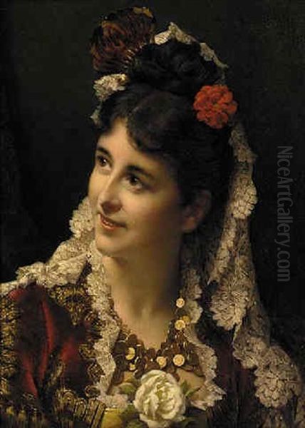A Young Spanish Beauty - view 1