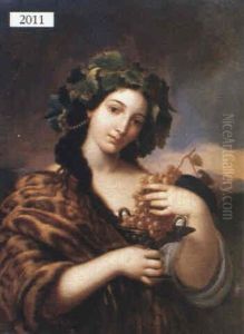 Woman With Grapes by Jan Frederik Pieter Portielje