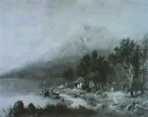 Schweizer Alpensee by Wilhelm Porttmann