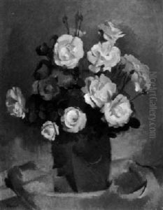 Stilleben Mit Roten Und Weisen Rosen Stilleben Mit Roten Und Weisen Rosen