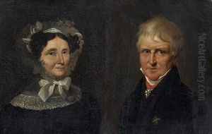Portrait De Femme Au Bonnet De Dentelle by Julien Leopold Boilly
