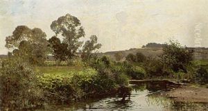 A River Landscape A River Landscape