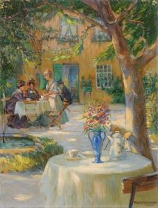 Kaffeegarten by Rudolf Poeschmann