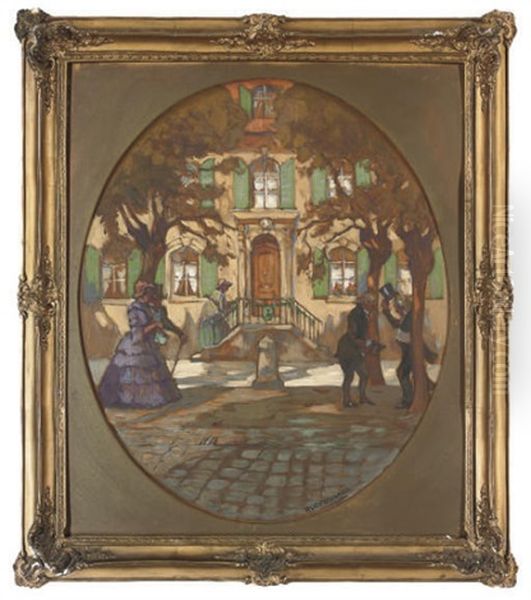A Street Scene, Dresden - view 1