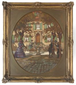 A Street Scene, Dresden