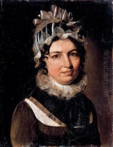 Portrait De Jeune Femme by Louis Leopold Boilly