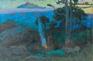 Feu Nocturne by Evgeniy Ivanovich Pospolitaki