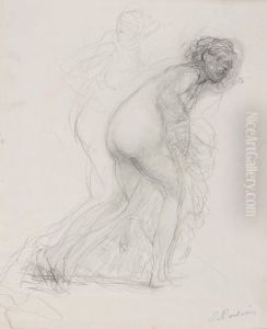 Etudes De Femmes Nues by Emile Boilvin