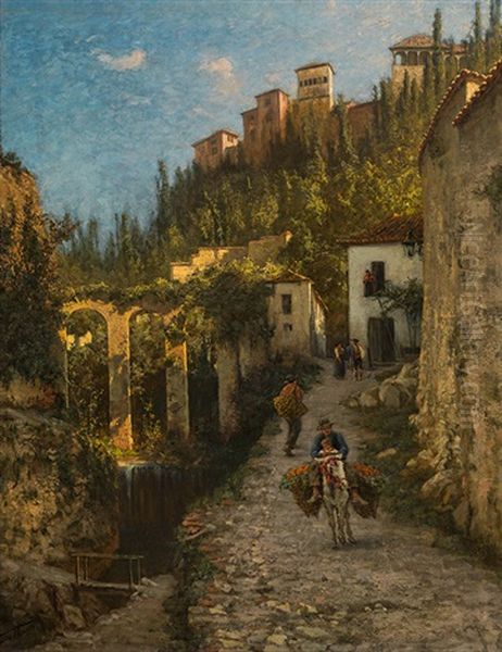 Weg Zur Alhambra In Granada - view 1
