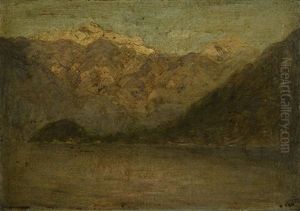 Norwegische Fjordlandschaft by Felix Possart