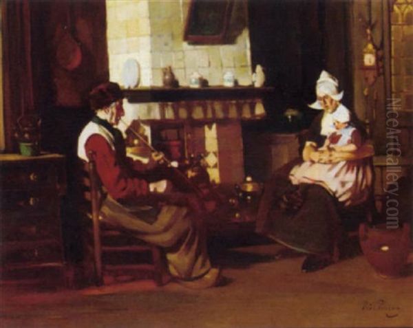 At Rest By The Hearth - view 1