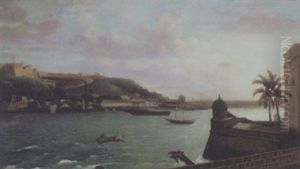 Brasilianische Landschaft by Frans Jansz Post