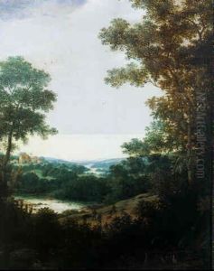 Indians Hunting In A Brazilian Landscape by Frans Jansz Post
