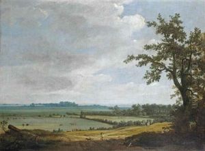 A Panoramic View Of The Dunes Of Haarlem by Pieter Jansz Post