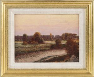 Sunset Over The Marsh by William Merritt Post