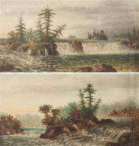 Two Landscapes by William Merritt Post