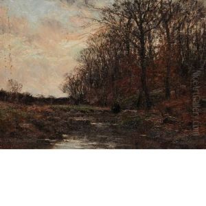 Sunset Landscape by William Merritt Post