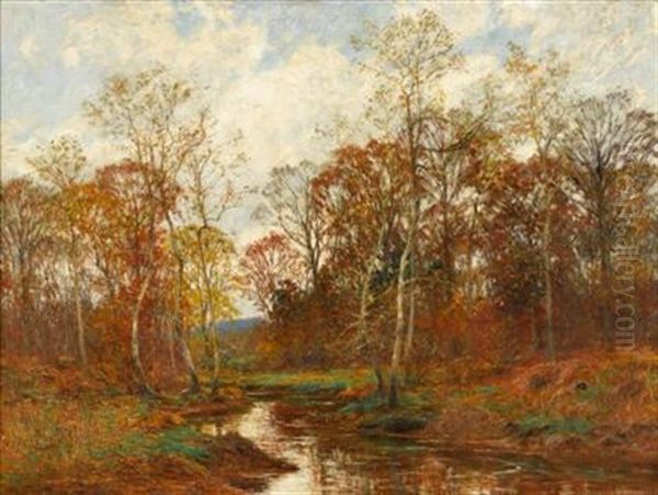 River Landscape, Autumn - view 1