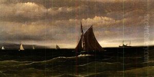 Sailboat Race by William Merritt Post