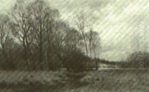 Autumn Landscape With Steam by William Merritt Post