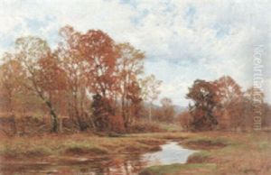 Quiet Stream In Autumn Quiet Stream In Autumn