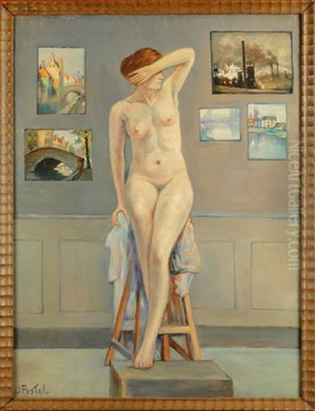 Femme Nue Dans L'atelier De L'artiste - view 1