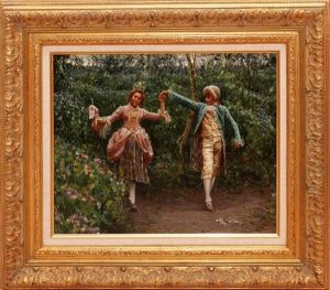 Lovers In A French Garden