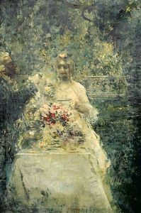 Dama In Giardino by Luca Postiglione