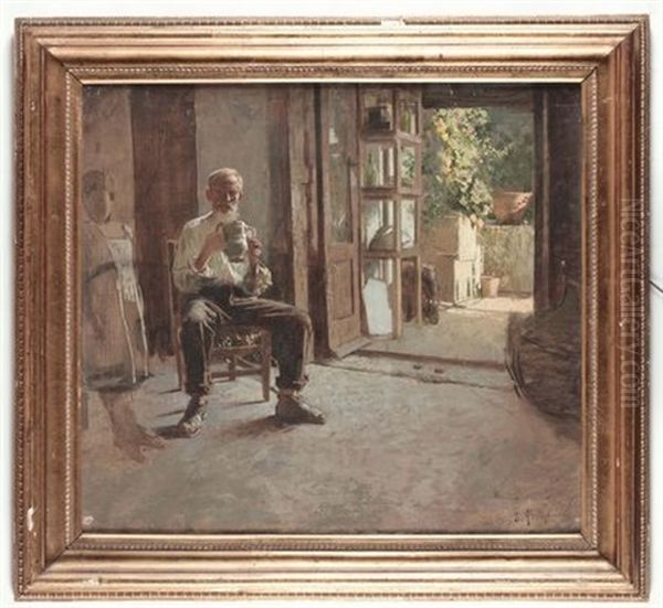 Interno Con Vecchio - view 1