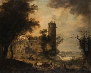 View Of The Monastery Of St. Anne Of Bohemia by Karl Postl