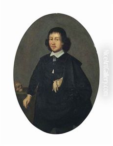 Portrait Of A Gentleman, Three-quarter-length, With A Skull On A Draped Table