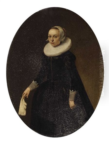Portrait Of A Man Portrait Of A Lady (2 Works) - view 1