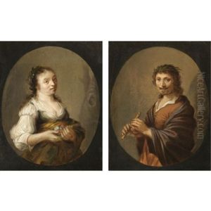 Portraits Of A Gentleman (+ Portrait Of A Lady In Arcadian Dress; Pair) Portraits Of A Gentleman (+ Portrait Of A Lady In Arcadian Dress; Pair)