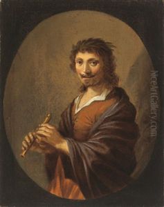 Vermutliches Bildnis Des Grosten Niederlandischen Renaissancedichters Joost Van Den Vondel by Hendrick Gerritsz. Pot