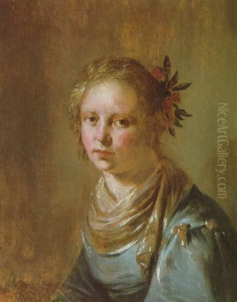 Portrait Of A Young Woman, As A Shepherdess - view 1