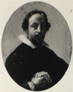 Portrait Of A Man In A White Collar