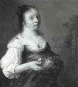Portraits Of A Man And A Lady In Arcadian Dress Portraits Of A Man And A Lady In Arcadian Dress