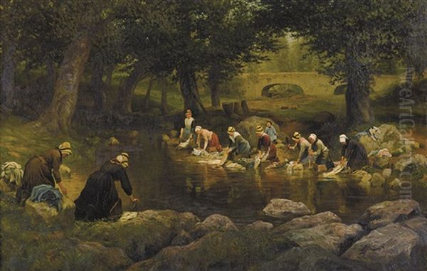 Washer Women In Versailles - view 1