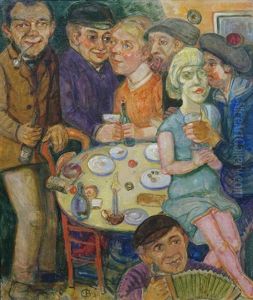 Im Cafe by Charlotte Pothuis
