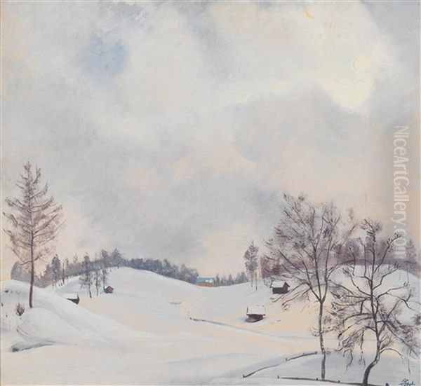 Wintermorgen, Seefeld - view 1
