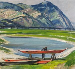 Donaulandschaft by Igo Poetsch