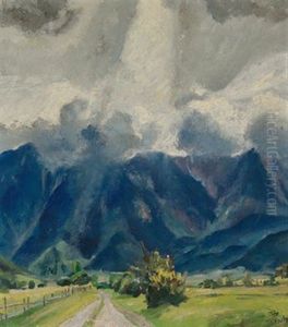 Schneeberg In Wolken by Igo Poetsch