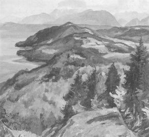 Berge Am Worthersee by Igo Poetsch